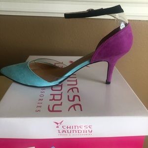 Chinese Laundry Color Blocked Heels